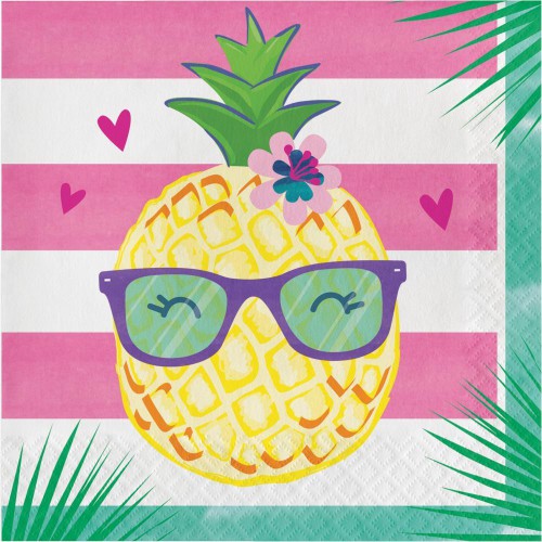 Pineapple Friends Luncheon Napkins