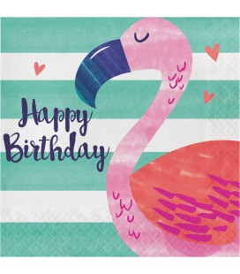 Happy Birthday Tutti Frutti Servietten