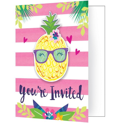 Invitations Pineapple Friends