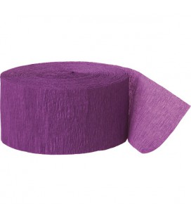 Purple Crepe Streamer