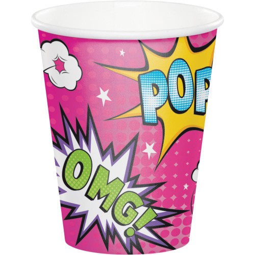 Superhero Girl Cups