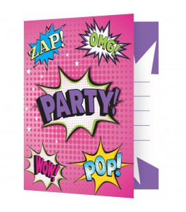 Invitations Superhero Girl