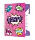 Invitations Superhero Girl