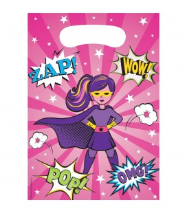 Superhero Girl Treat Bags