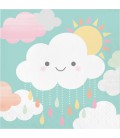 Große Fröhliche Wolken Servietten