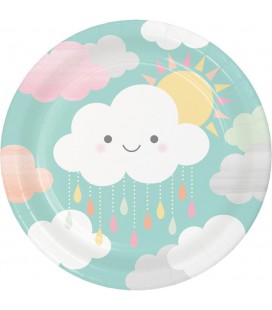 Grandes Assiettes Joyeux Nuages