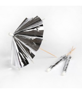 24 Holographic Cocktail Umbrellas