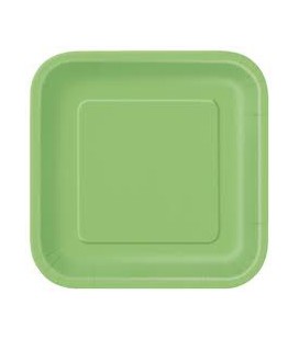 14 Lime Dinner Plates