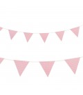 Pink Polka Dot Flag Banner