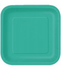 14 Turquoise Dinner Plates