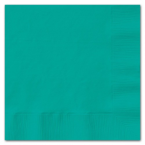 20 Grandes Serviettes Turquoise