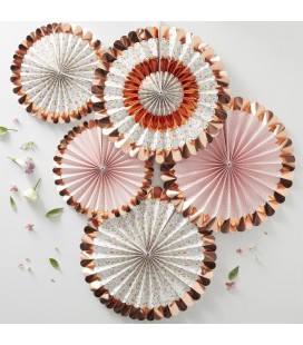 Rosaces Florales Rose Gold