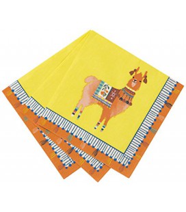 Boho Llama Party Cocktail Napkins