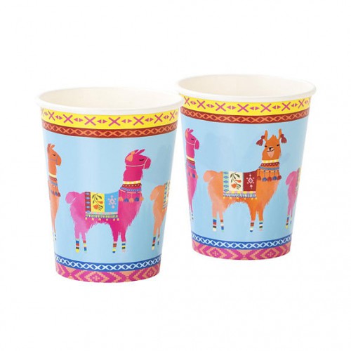 Llama Boho Party Cups