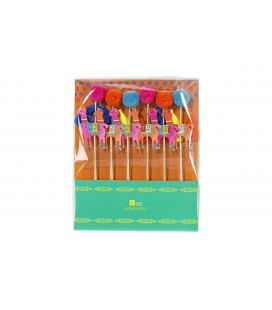 Guirlande Pompons Boho Party