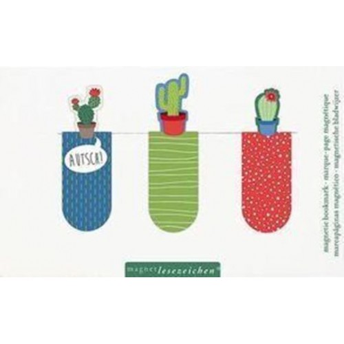 Marques-Pages Magnétiques Cactus