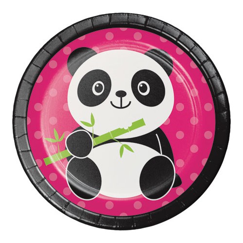 Panda Party Dinner Plates