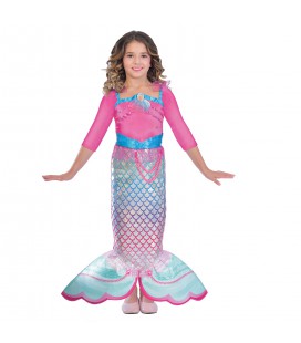 Regenbogen-Meerjungfrau-Barbie Kinderverkleidung