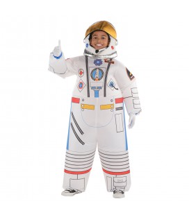 Aufblasbarer Astronaut Kinderverkleidung