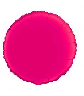 Ballon Mylar Rond Magenta