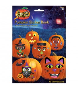 Sticker Book Halloween Pumpkins