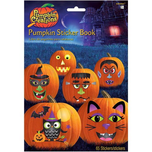 Sticker Book Halloween Pumpkins