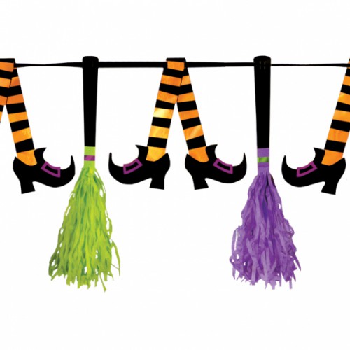 Tassel Pennant Banner Witches' Crew