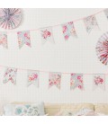 Rose Gold Floral Bunting