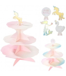 Présentoir Pastel à Petits Gâteaux