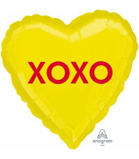 Ballon Mylar Coeur "XOXO"