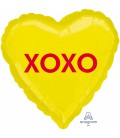 Ballon Mylar Coeur "XOXO"