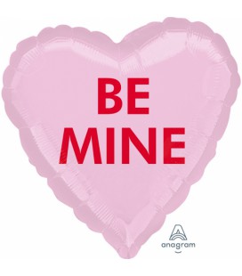 "Be Mine" Foil Balloon Heart