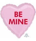 "Be Mine" Foil Balloon Heart
