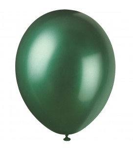 8 Pearlized Evergreen Balloons