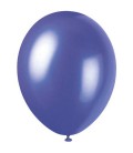 8 Pearlized Electric Purple Balloons