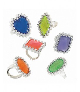 6 Groovy Metallic Rings