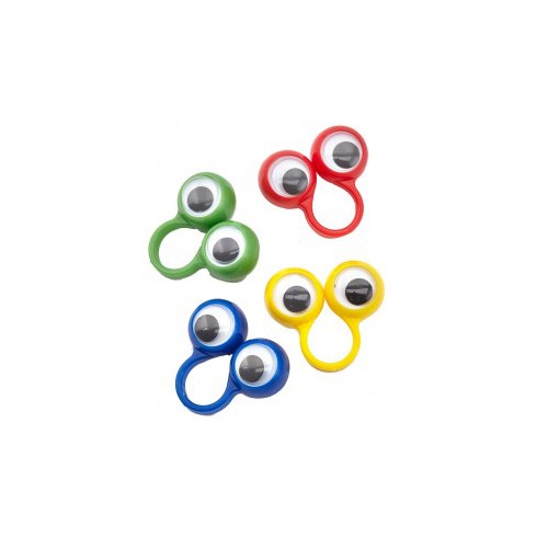 8 Bagues Yeux Mobiles