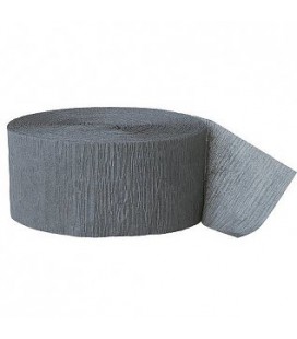 Rouleau Papier Crépon Gris