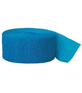 Turquoise Crepe Streamer