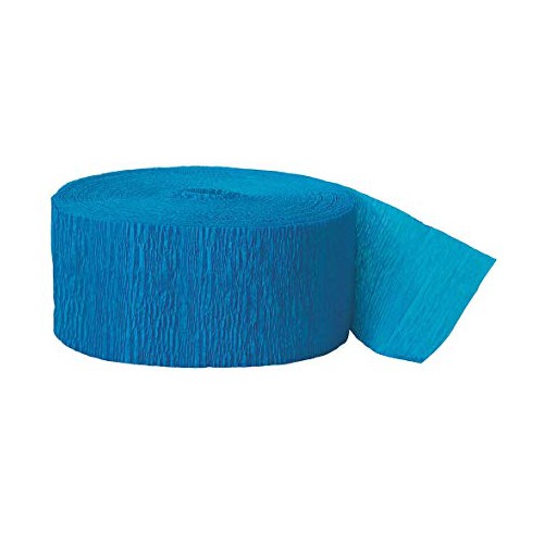 Turquoise Crepe Streamer