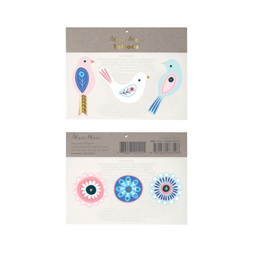 6 Speech Bubble Temporary Tattoos