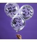 Bat shaped Confetti Balloons