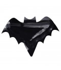 Black Foiled Bat Shaped Plates