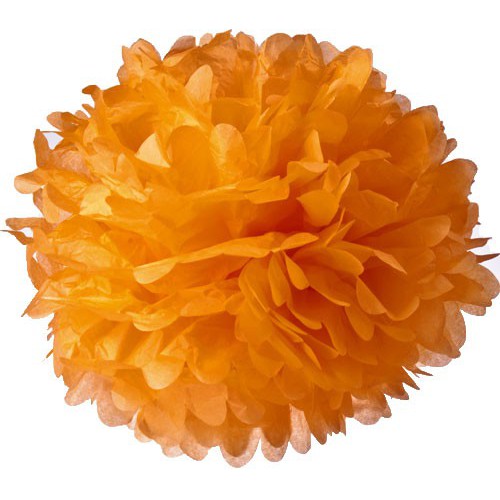 Large Orange Pom Pom