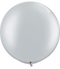 Silver Giant Balloon 90 cm