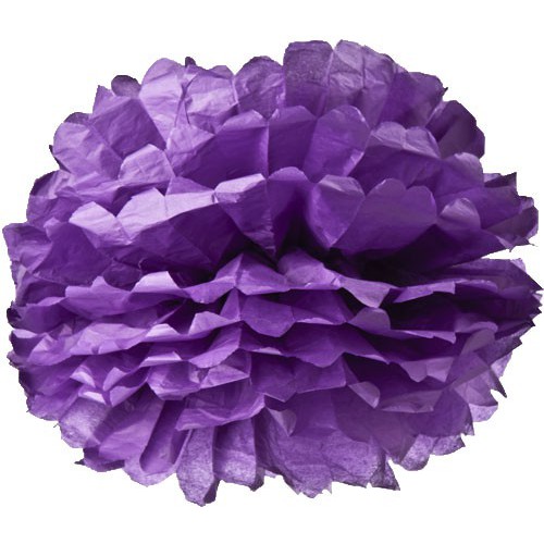 Large Purple Pom Pom
