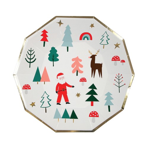 Große Weihnachtsteller