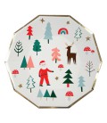 Large Christmas Plates