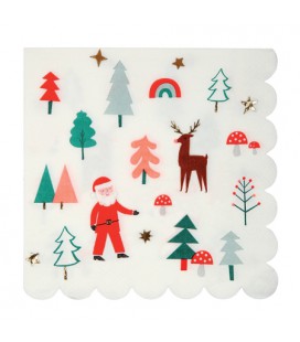 Große Weihnachtsservietten