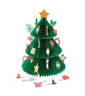 1 Adventskalender Weihnachtsbaum + 24 Dekorationen